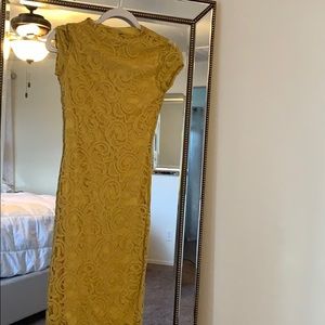 Yellow Midi Dress